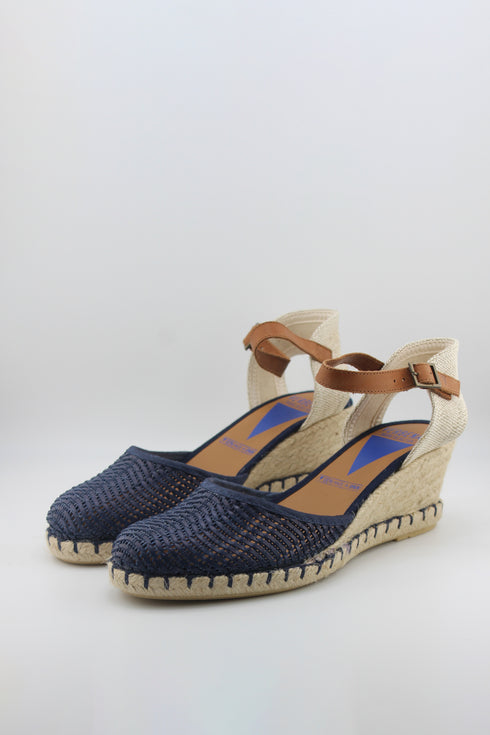 Verbenas Suede Espadrille Wedge Sandals